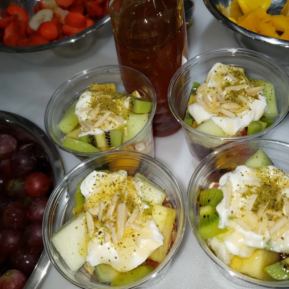 Yogurt Nuts Fruit Salad